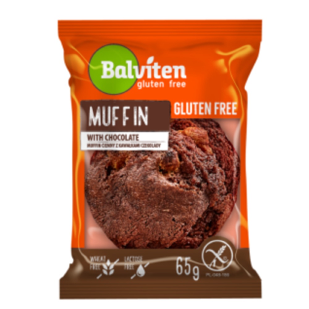 Briosa cu ciocolata, 65 g, Balviten