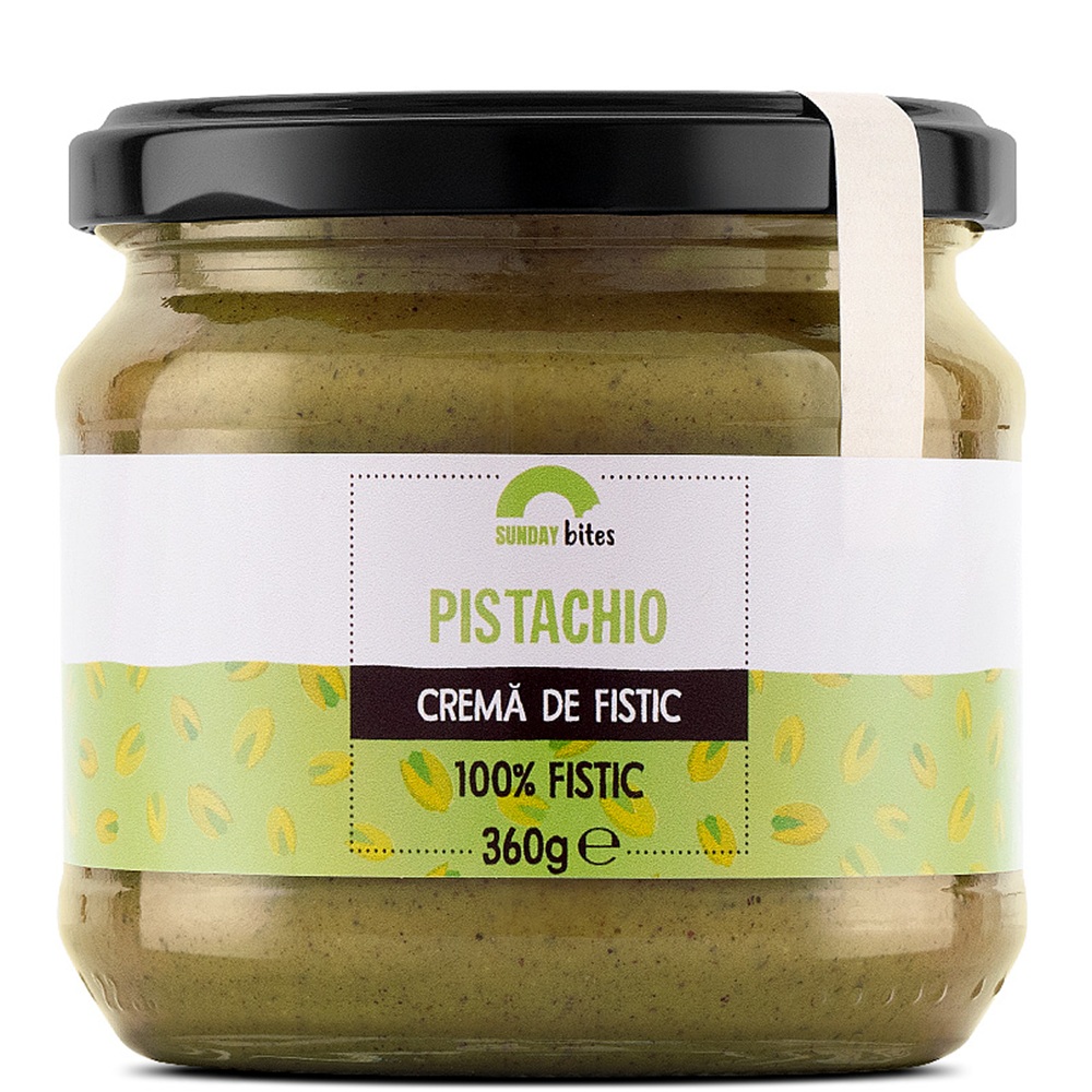Crema de fistic Pistachio, 360 g, Sunday Bites