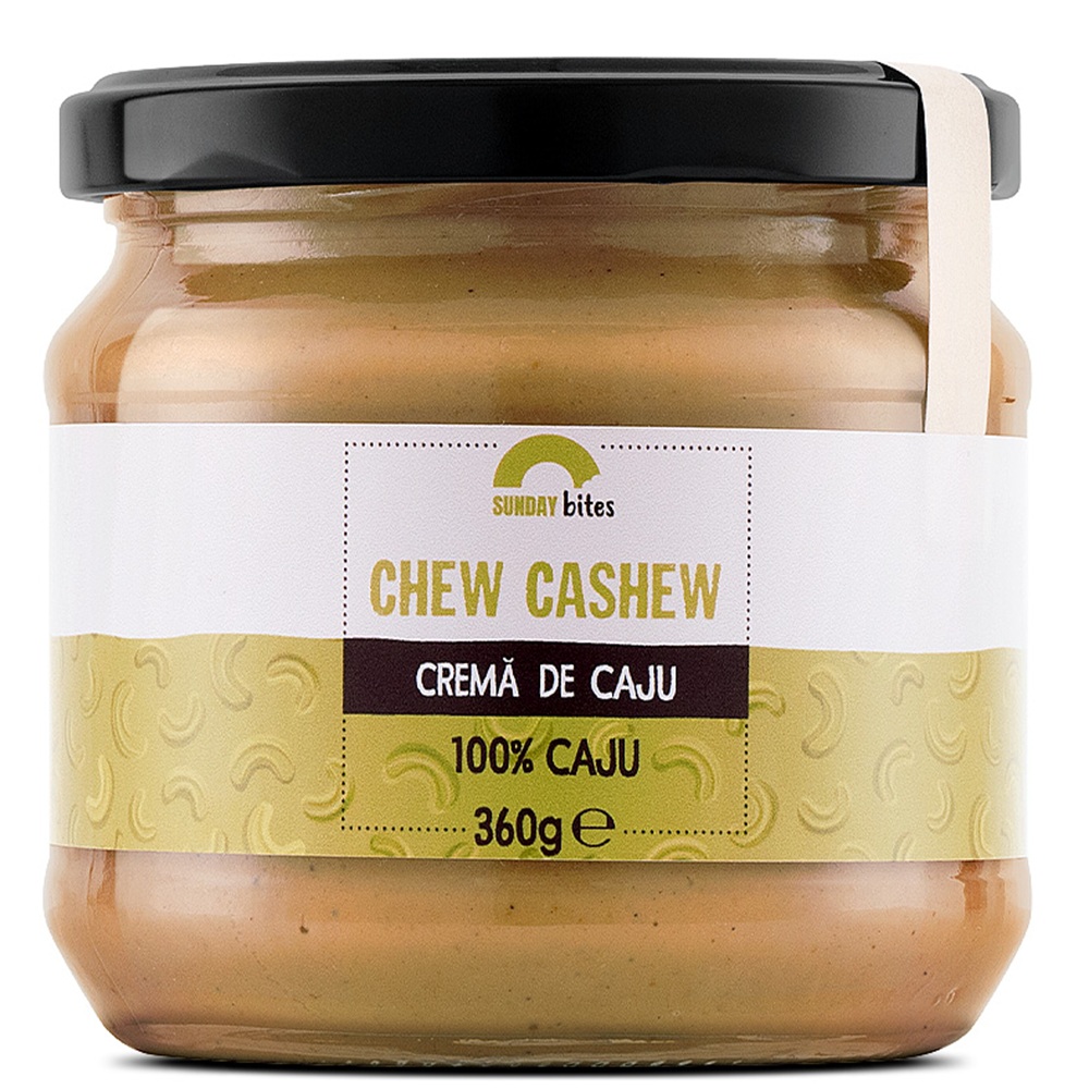 Crema de caju Chew Cashew, 360 g, Sunday Bites