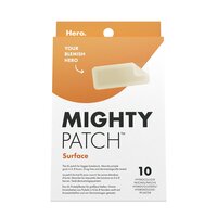 Plasturi hidrocoloidali pentru cosuri Mighty Patch Surface, 60 x 25 mm, 10 bucati, Hero