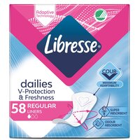 Absorbante zilnice Normal Multi, 58 bucati, Libresse