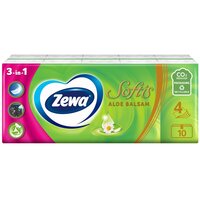 Batiste nazale Softis Aloe Balsam, 10 pachete, Zewa