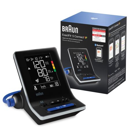 Tensiometru de brat cu Bluetooth BUA6520 ExactFit 5 Connect, Braun 673832