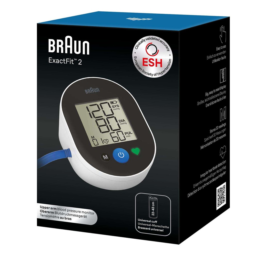 Tensiometru de brat BUA4050EU ExactFit 2, Braun