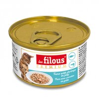 Hrana umeda cu ton si creveti in aspic pentru pisici, 85 g, Les Filous