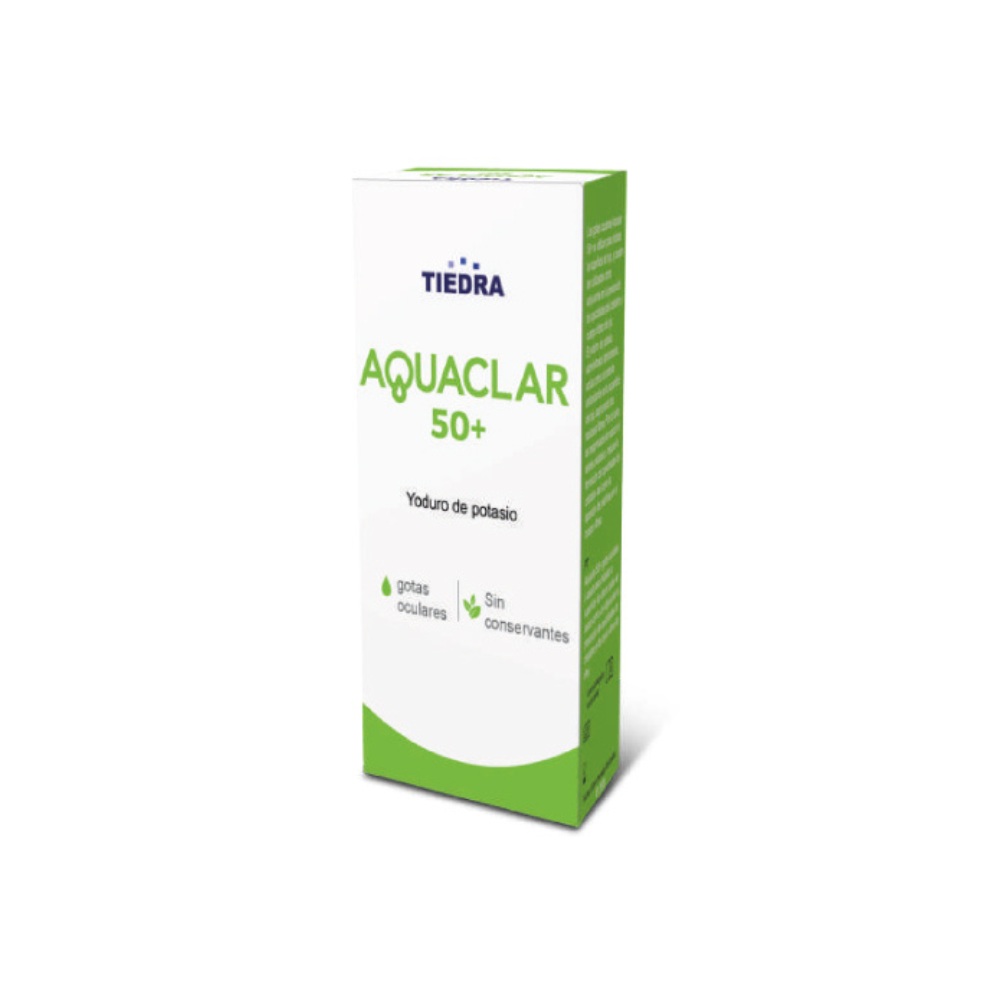 Picaturi oculare Aquaclar 50+, 10 ml, Tiedra