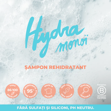 Sampon hidratant pentru par uscat si deteriorat Hydra Monoi, 250 ml, Energie Fruit 674058