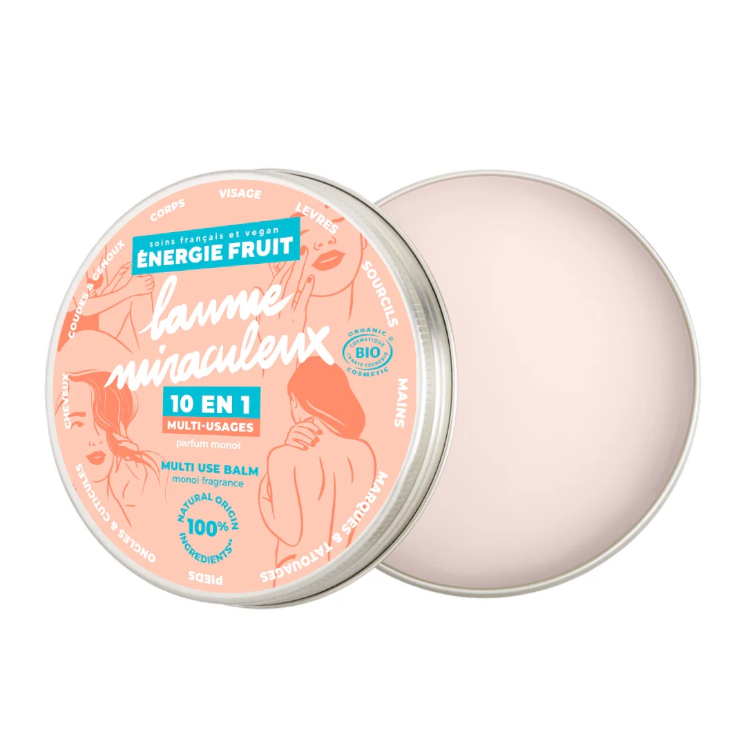 Balsam multifunctional 10 in 1 pentru piele si par Miracle Blam, 90 g, Energie Fruit