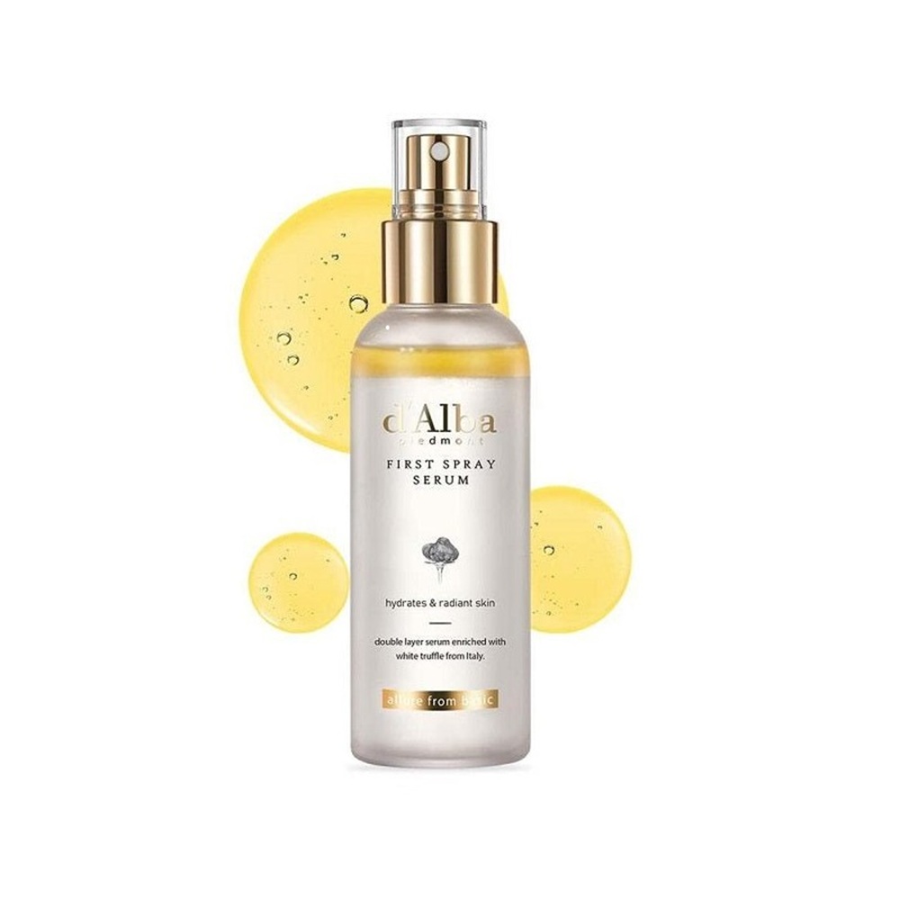 Ser spray pentru fata cu extract de trufe albe White Truffle, 100 ml, D'Alba