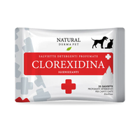 Servetele umede cu clorhexidina, 35 bucati , Natural Derma Pet