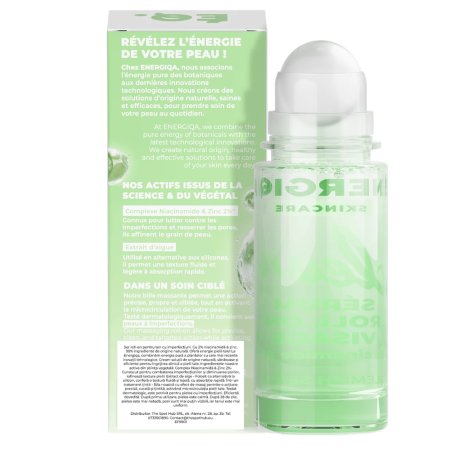 Ser roll-on cu niacinamide si zinc pentru ten cu imperfectiuni Clear Energiqa, 30 ml, Energie Fruit 719726