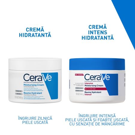 Crema intens hidratanta pentru pielea foarte uscata, cu senzatie de mancarime, 340 g, CeraVe 674331