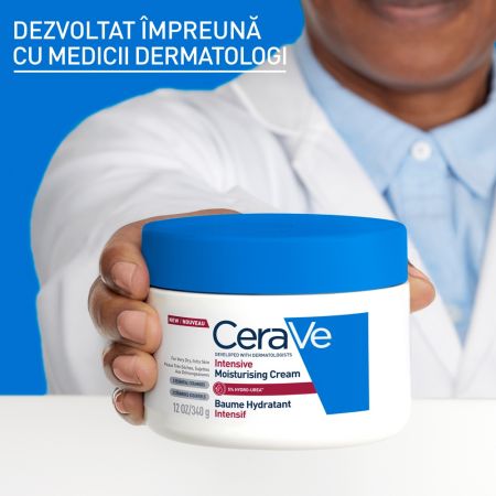 Crema intens hidratanta pentru pielea foarte uscata, cu senzatie de mancarime, 340 g, CeraVe 674328