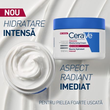 Crema intens hidratanta pentru pielea foarte uscata, cu senzatie de mancarime, 340 g, CeraVe 674325