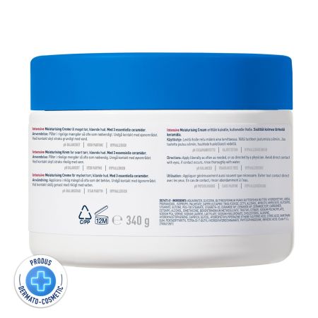 Crema intens hidratanta pentru pielea foarte uscata, cu senzatie de mancarime, 340 g, CeraVe 674326