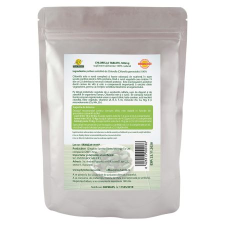 Chlorella, 500 mg, 300 tablete, Phyto Biocare 699072