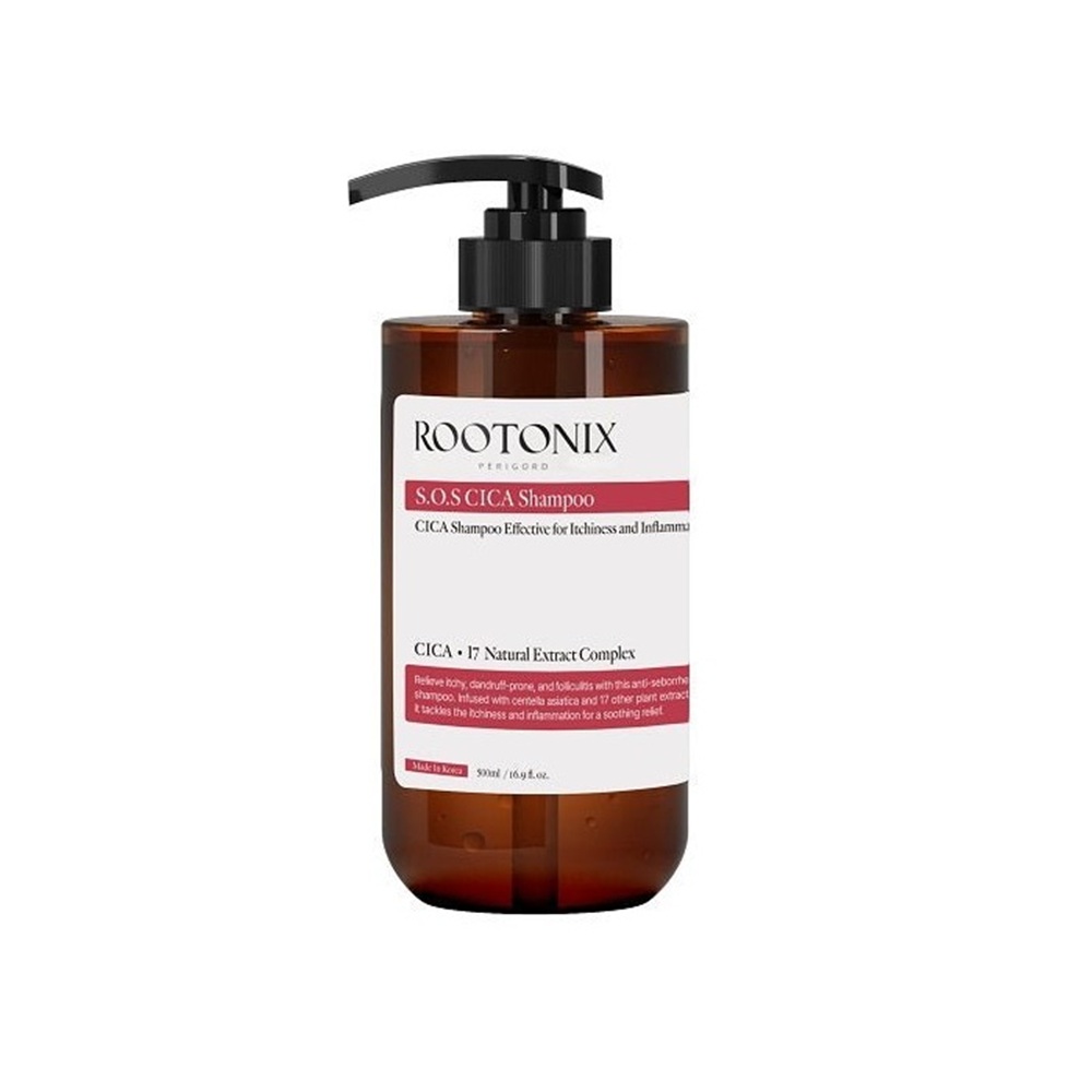 Sampon calmant pentru scalp sensibil si seboreic S.O.S Cica, 500 ml, Rootonix