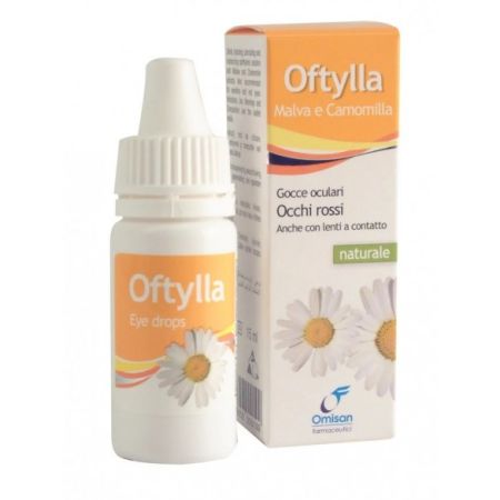 Picaturi cu musetel si nalba de padure pentru ochi rosii Oftylla, 15 ml, Omisan Farmaceutici