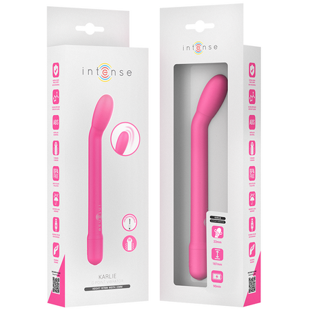 Vibrator roz G-Spot Karlie, 1 bucata, Intense 674515