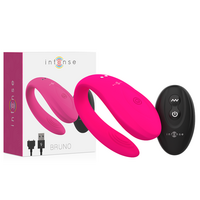Vibrator roz pentru cuplu Bruno, 1 bucata, Intense