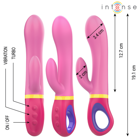Vibrator roz Rabbit Daphne, 1 bucata, Intense 674532