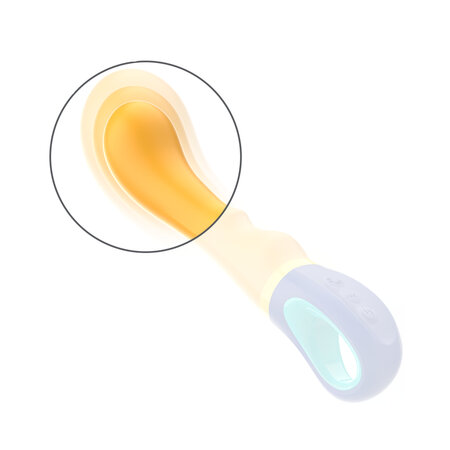Vibrator galben G-Spot Shaggy, 1 bucata, Intense 674538