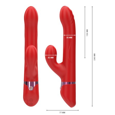 Vibrator cu rotatii si oscilatii Lele, 1 bucata, Intense 674553