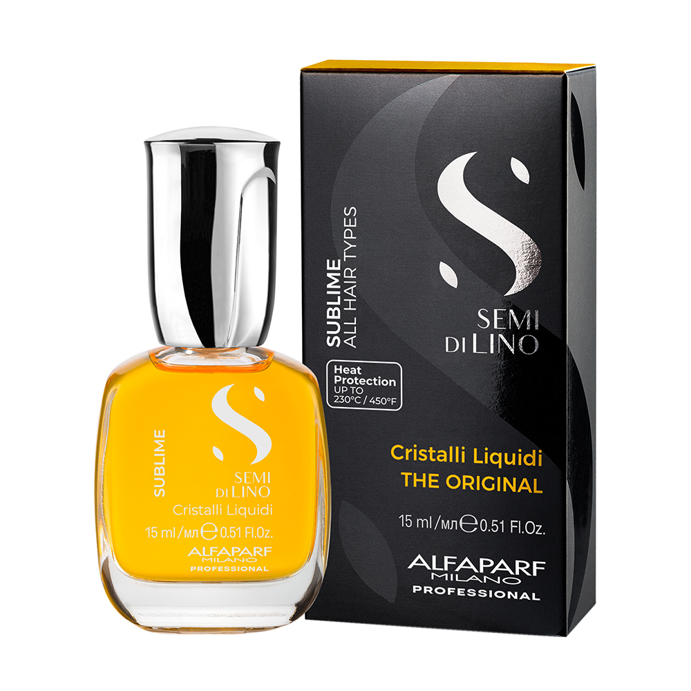Ser cristale lichide pentru par Cristalli Liquidi Sublime, 15 ml, Alfaparf
