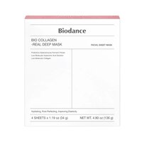 Set masti pentru hidratare intensa si fermitate Bio-Collagen Real Deep, 4 bucati, Biodance