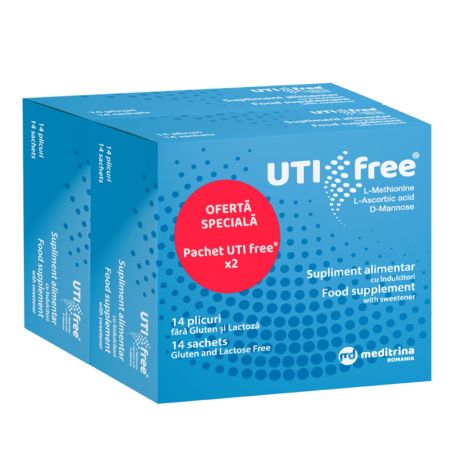Pachet UTI Free, 2x14 plicuri, Meditrina Pharmaceuticals 674755