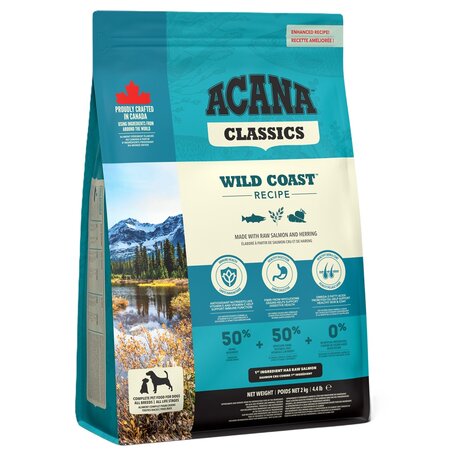 Hrana uscata cu peste si legume pentru caini Classics Wild Coast, 2000 g, Acana 674874