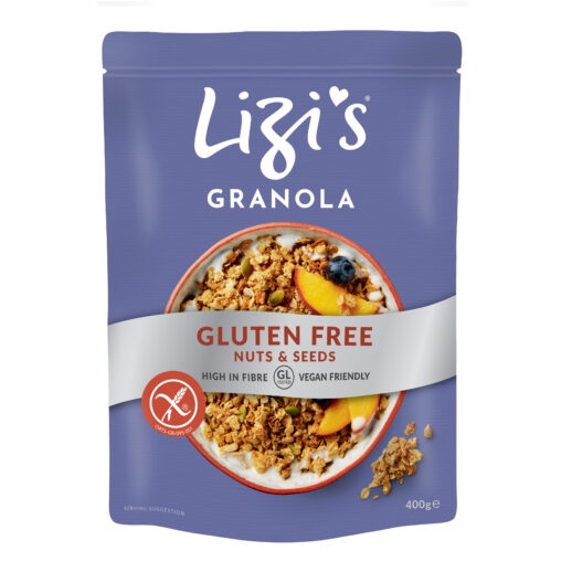 Granola fara gluten cu nuca de cocos, 400 g, Lizi's