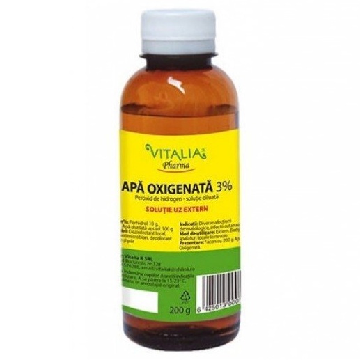 Apa oxigenata 3%, 200 g, Vitalia