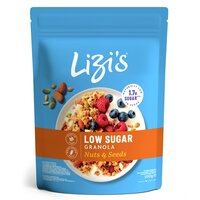 Granola cu nuca de cocos si continut scazut de zahar, 500 g, Lizi's