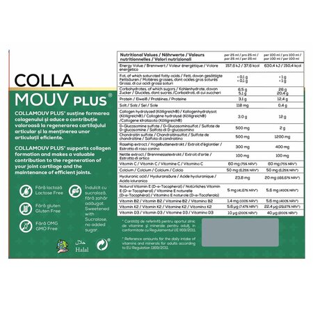 Colagen lichid tip II Collamouv Plus, 25 ml x 30 fiole, Deutsche Heilmittel GmbH 675058
