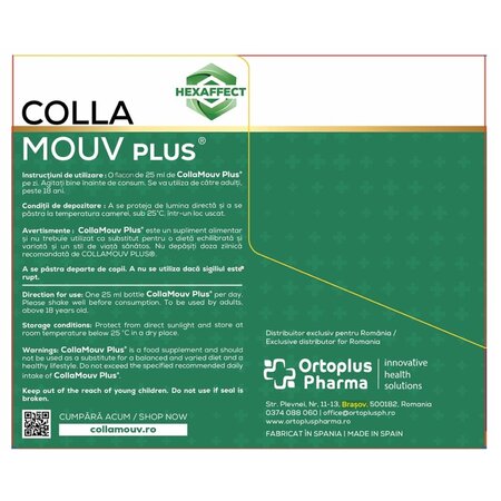 Colagen lichid tip II Collamouv Plus, 25 ml x 30 fiole, Deutsche Heilmittel GmbH 675056