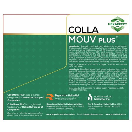 Colagen lichid tip II Collamouv Plus, 25 ml x 30 fiole, Deutsche Heilmittel GmbH 675057