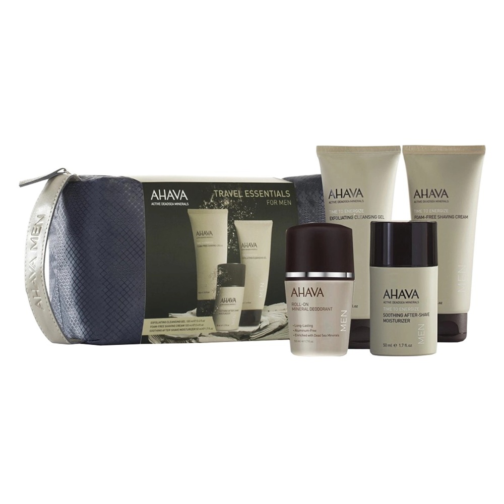Set ingrijire fata si corp barbati Travel Essentiales For Man, Ahava