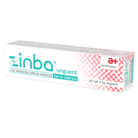 Zinba unguent, 250UI/5000UI/g, 5 g, Antibiotice Sa