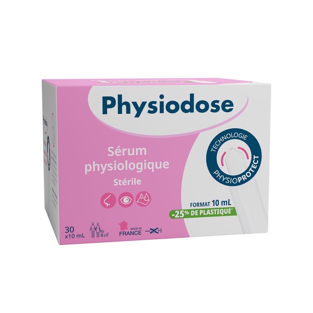 Ser fiziologic Physiodose, 30 monodoze x 10 ml, Gilbert