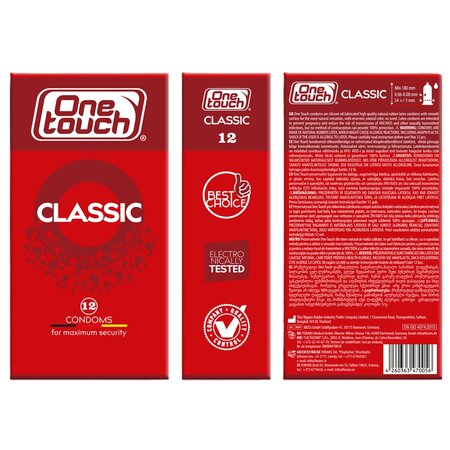Prezervative Classic N12, 12 bucati, One Touch 675425