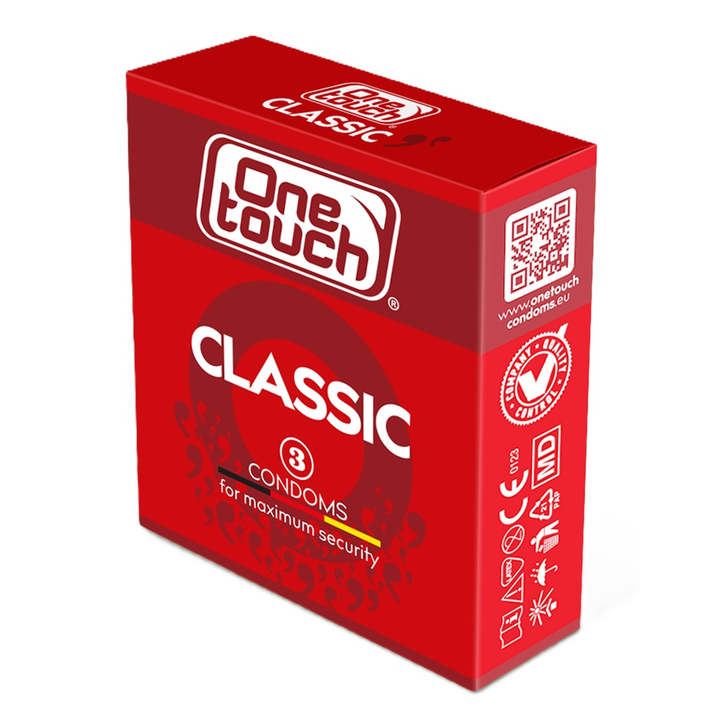 Prezervative Classic N3, 3 bucati, One Touch