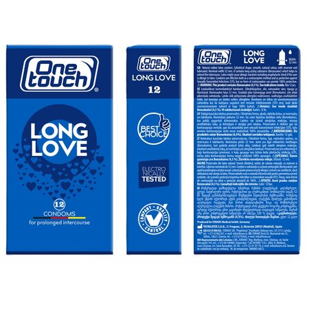 Prezervative Long Love N12, 12 bucati, One Touch 675475