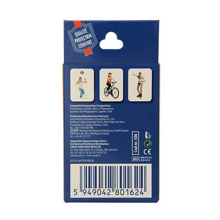 Bandaj elastic colorat autoadeziv ProSport, 6 cm x 4.5 m, 1 bucata, Sana 693885