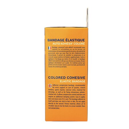 Bandaj elastic colorat autoadeziv ProSport, 10 cm x 4.5 m, 1 bucata, Sana 693894