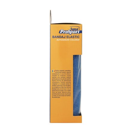 Bandaj elastic autoadeziv colorat ProSport, 15 cm x 4.5 m, 1 bucata, Sana 693897