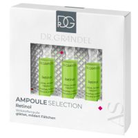Set Fiole cu concentrat activ pentru netezirea ridurilor Retinol, 3x3 ml, Dr. Grandel