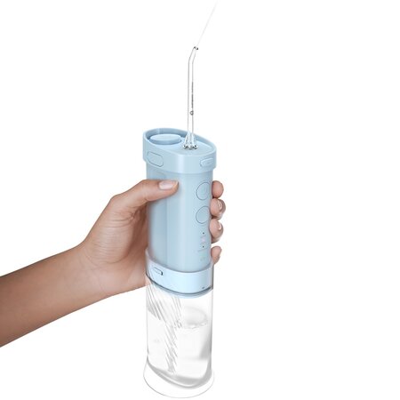 Irigator bucal postabil HX3333/24 Albastru Compact Flosser, 1 bucata, Philips Sonicare 675840