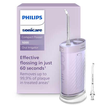 Irigator bucal postabil HX3333/23 Mov Compact Flosser, 1 bucata, Philips Sonicare