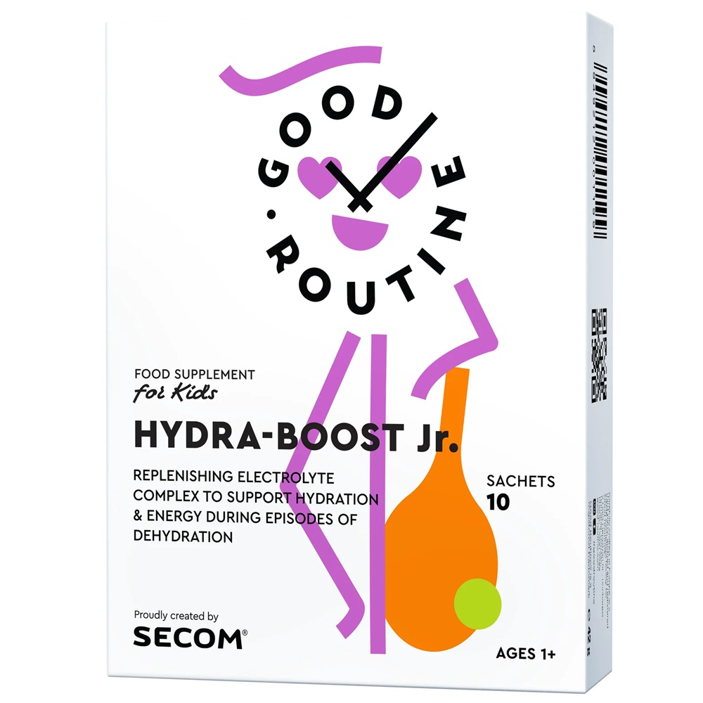 Saruri de rehidratare Hydra-Boost Jr. Good Routine, 10x4.2 g, Secom